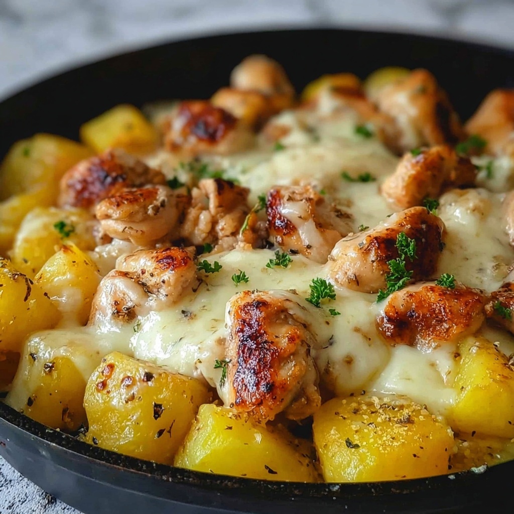 Garlic Parmesan Chicken and Potatoes (One-Pan Dinner) Recipe - Recipe Image