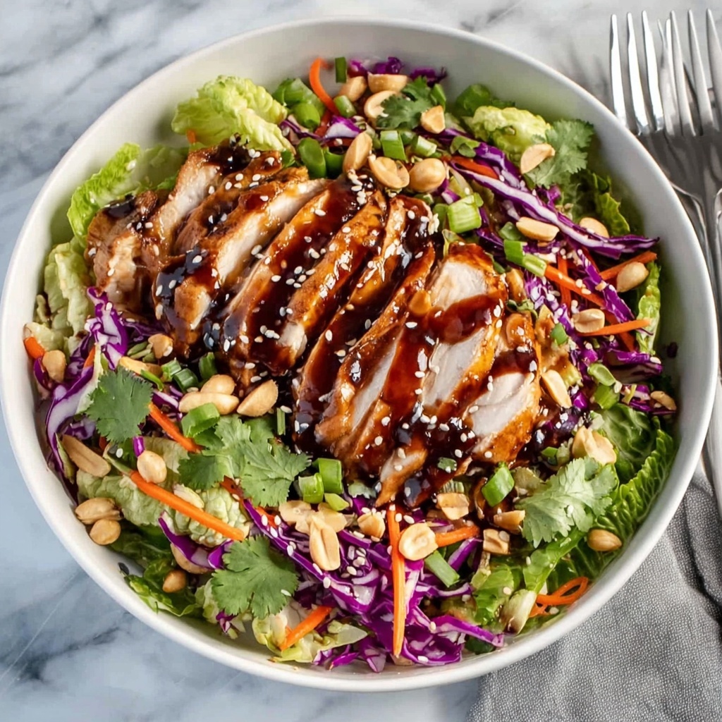 Crunchy Asian Sesame Chicken Salad Recipe - Recipe Image