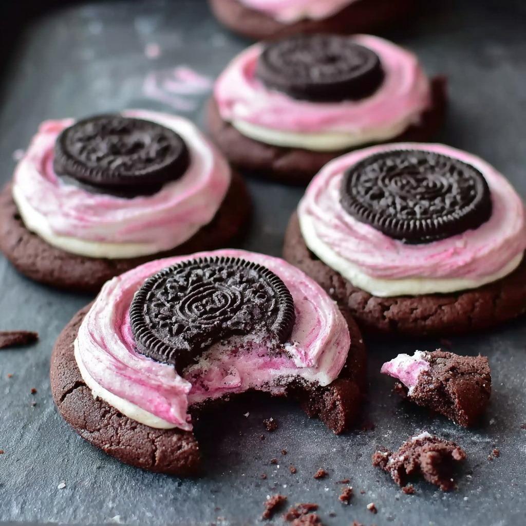 Oreo Cheesecake Cookies Recipe - Recipe Image