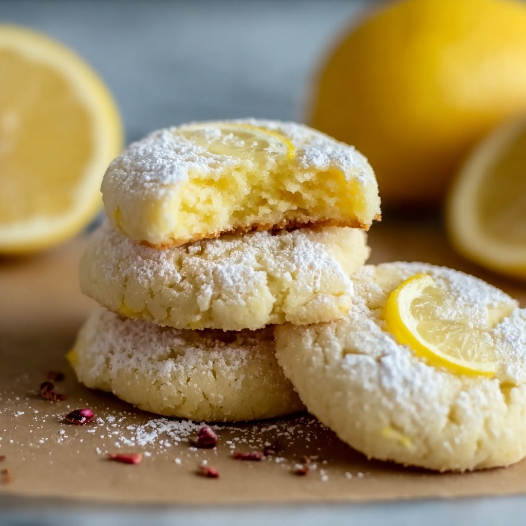Christmas Soft Lemon Cookies Recipe - Recipe Image