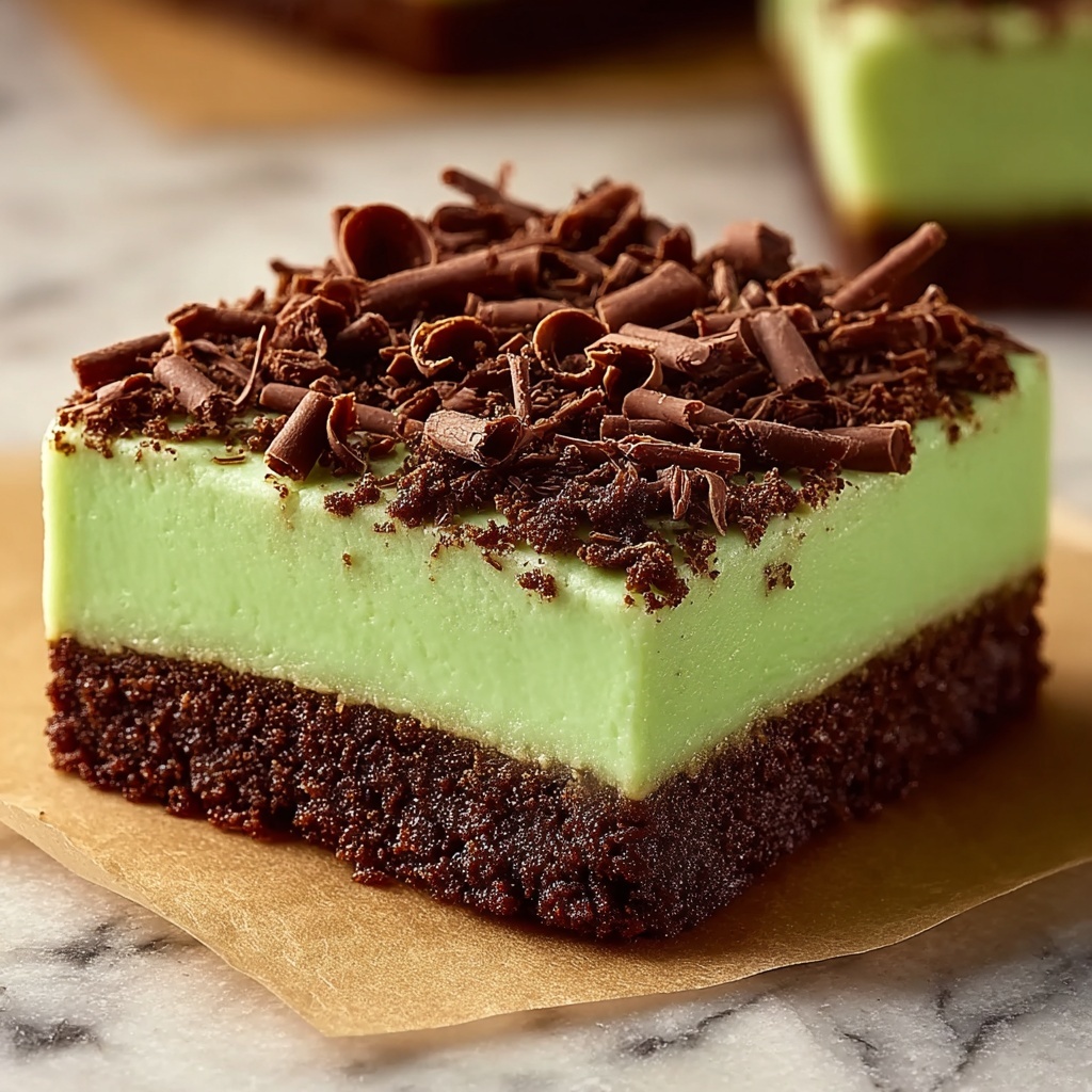 Easy Grasshopper Bars for St. Patrick’s Day Recipe - Recipe Image