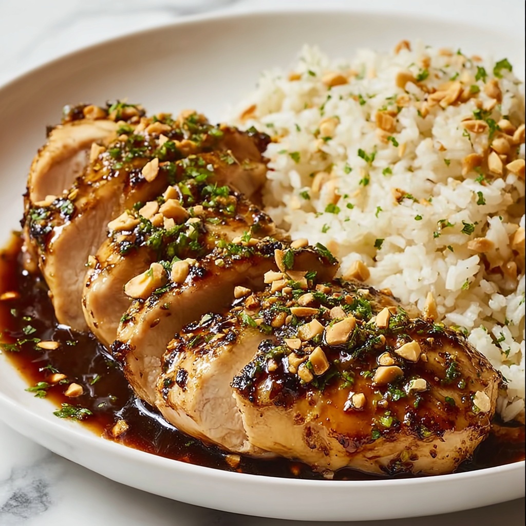 Honey Garlic Chicken Breasts Recipe - Recipe Image