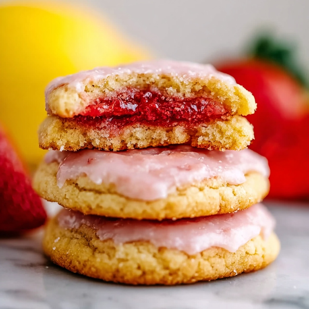 Strawberry Lemonade Cake Mix Cookies Recipe - Recipe Image