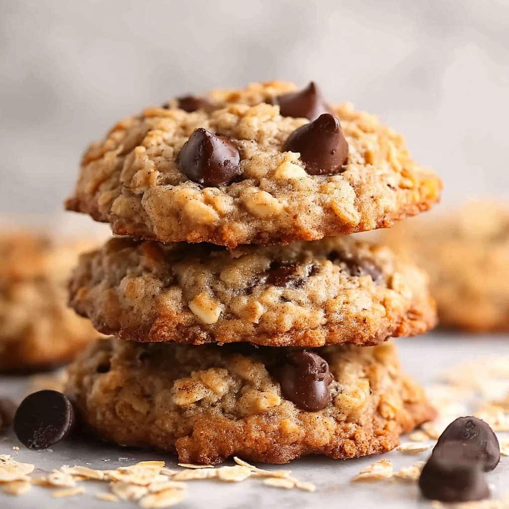 Chewy Banana Oatmeal Cookies Recipe - Recipe Image