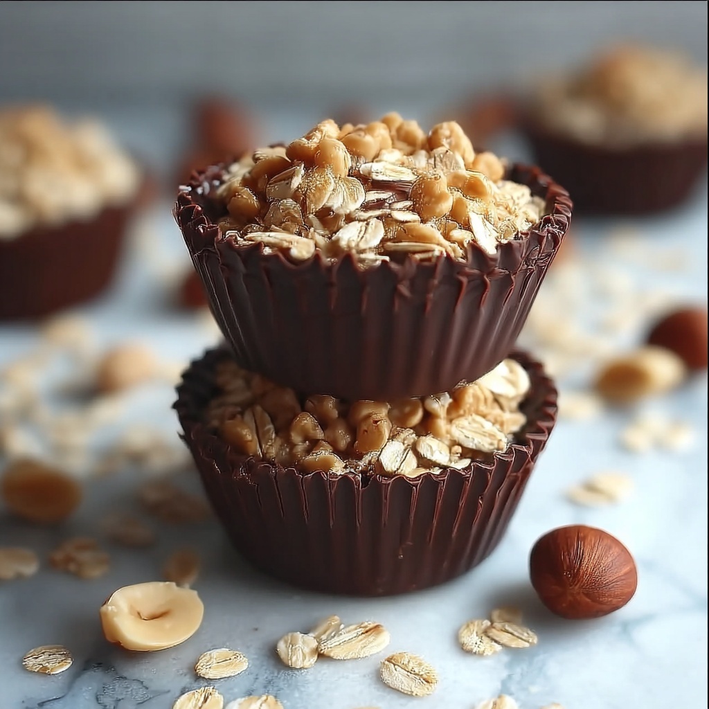 No-Bake Peanut Butter Granola Cups Recipe - Recipe Image