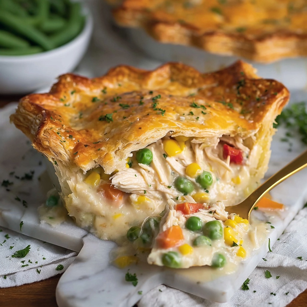 Chicken Pot Pie with Biscuits Recipe - Recipe Image