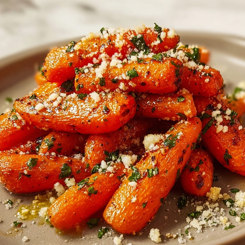 Parmesan Garlic Roasted Carrots Recipe - Recipe Image