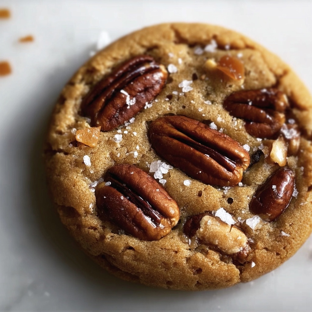 Salted Caramel Pecan Chocolate Chip Cookies Recipe - Recipe Image