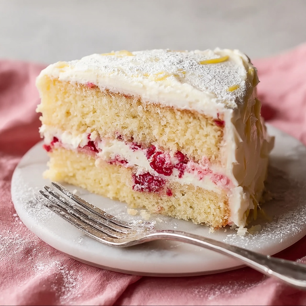 Raspberry Lemon Cake Recipe - Recipe Image