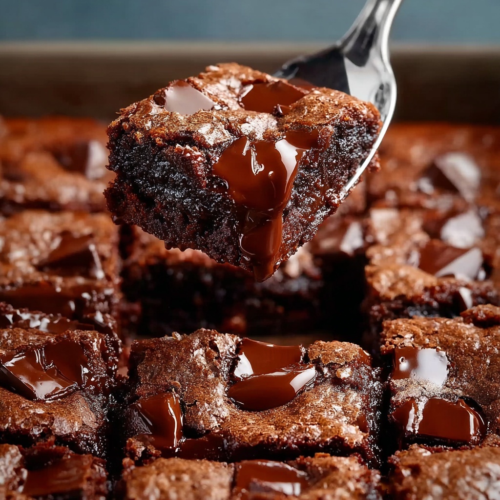 Peanut Butter Chocolate Fudge Brownies Recipe - Recipe Image