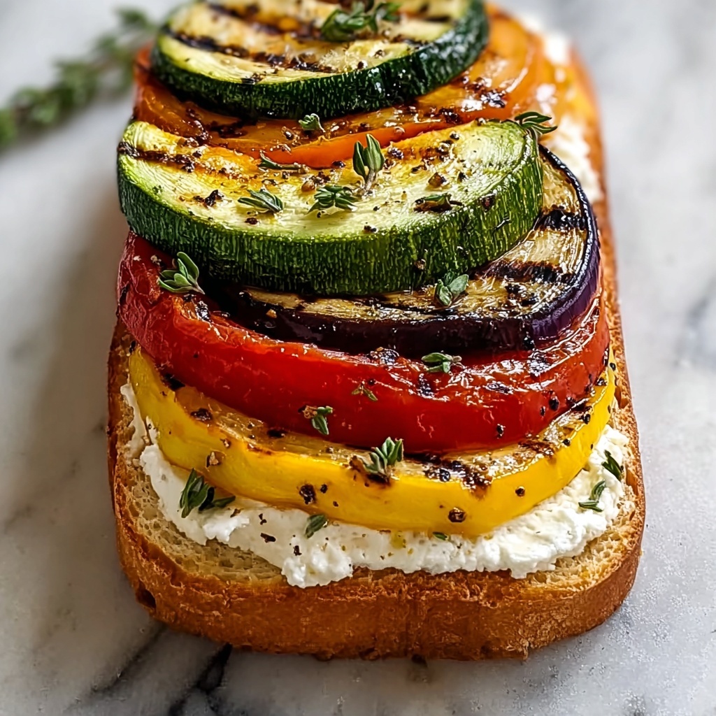 Grilled Veggie and Burrata Panini Recipe - Recipe Image