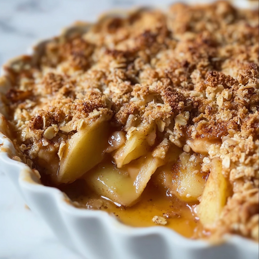 Old Fashioned Easy Apple Crisp Recipe - Recipe Image