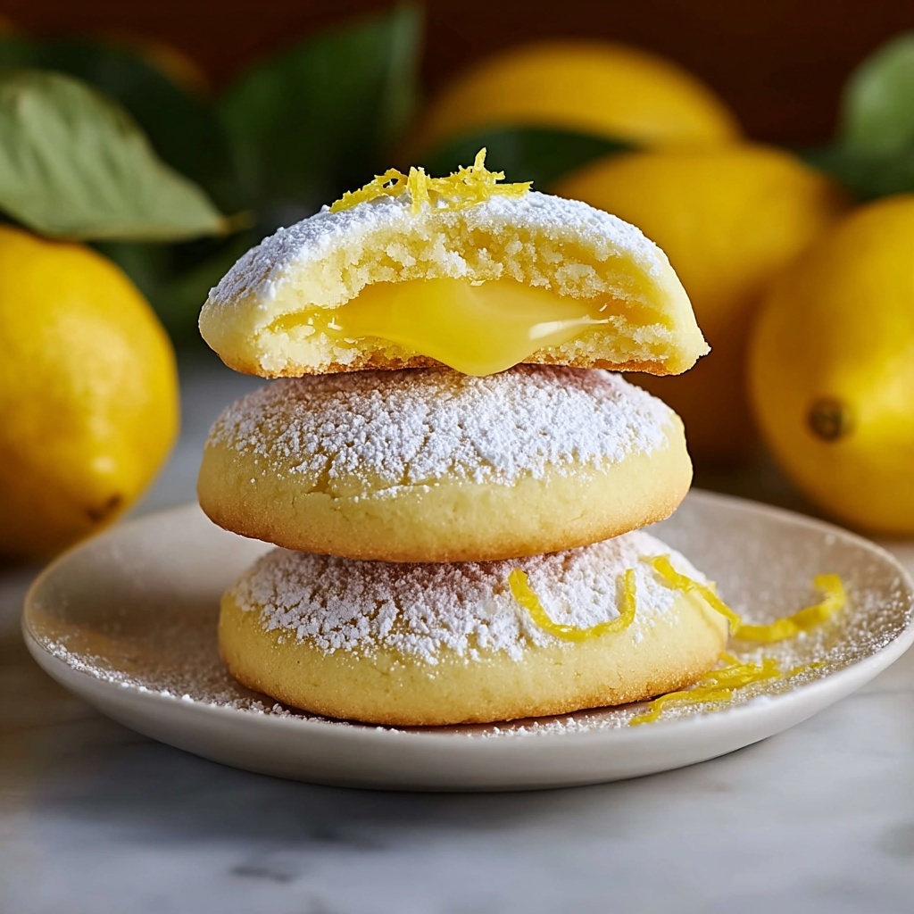 Stuffed Lemon Cookies Recipe - Recipe Image
