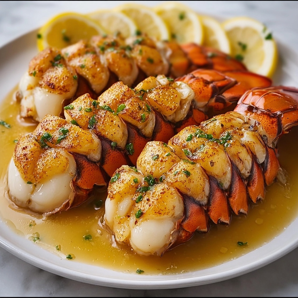 Garlic Butter Lobster and Scallops Recipe - Recipe Image