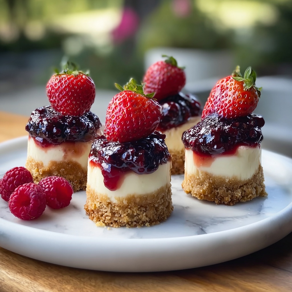 Cookie Butter Cheesecake Stuffed Berries Recipe - Recipe Image