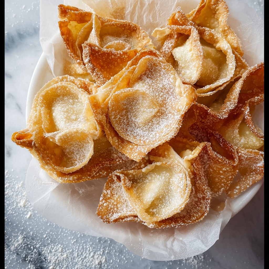 Crispy Homemade Wontons Recipe - Recipe Image