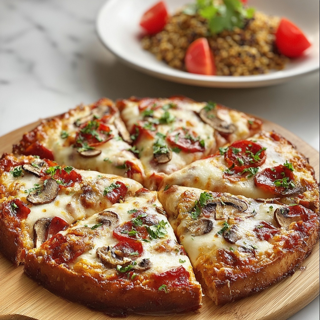 Homemade Classic Pizza with Custom Toppings Recipe - Recipe Image