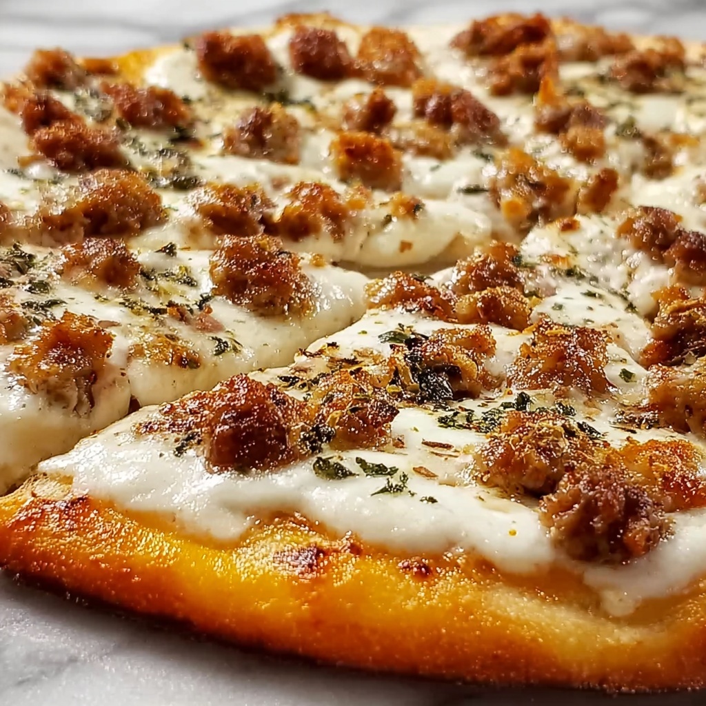 Sausage Gravy Breakfast Pizza Recipe - Recipe Image