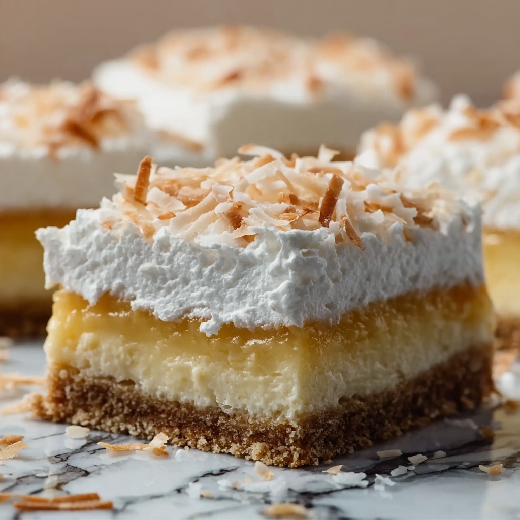 Coconut Cream Bars Recipe - Recipe Image