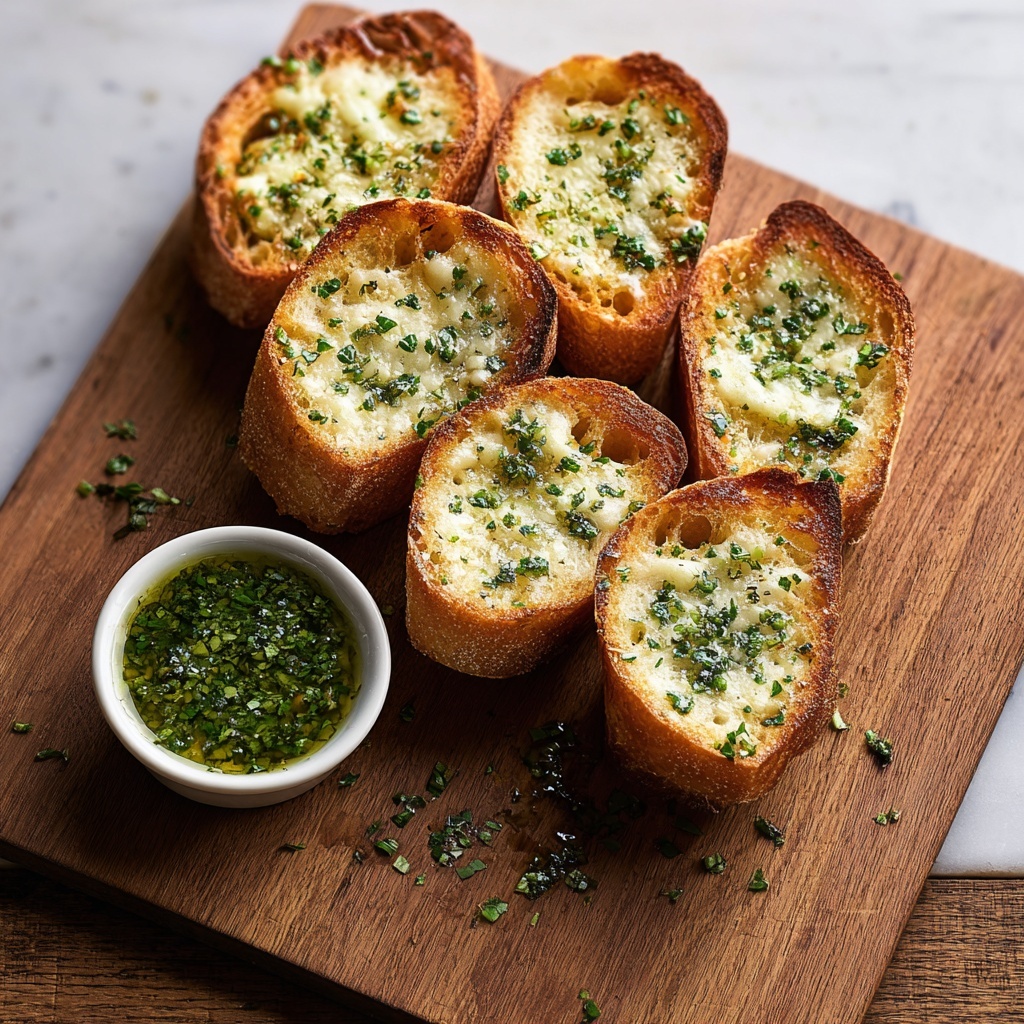 Herbed Garlic Bread Recipe - Recipe Image
