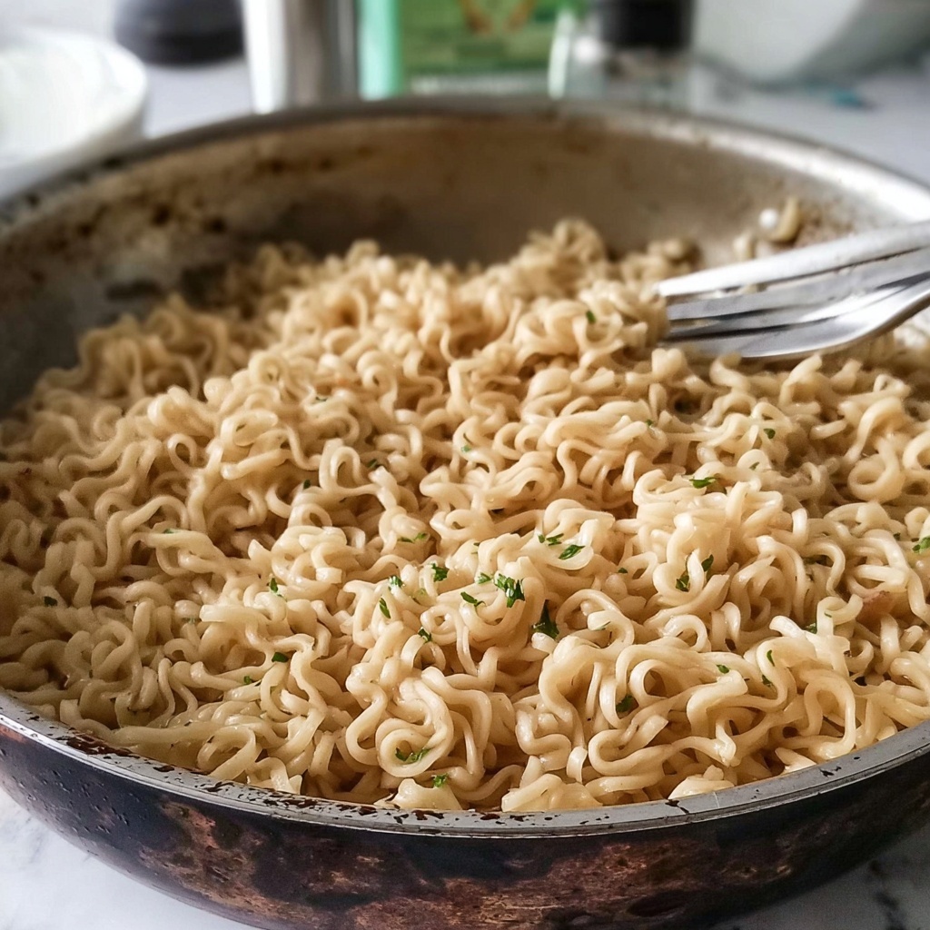 Easy One Pan Buttered Noodles Recipe - Recipe Image