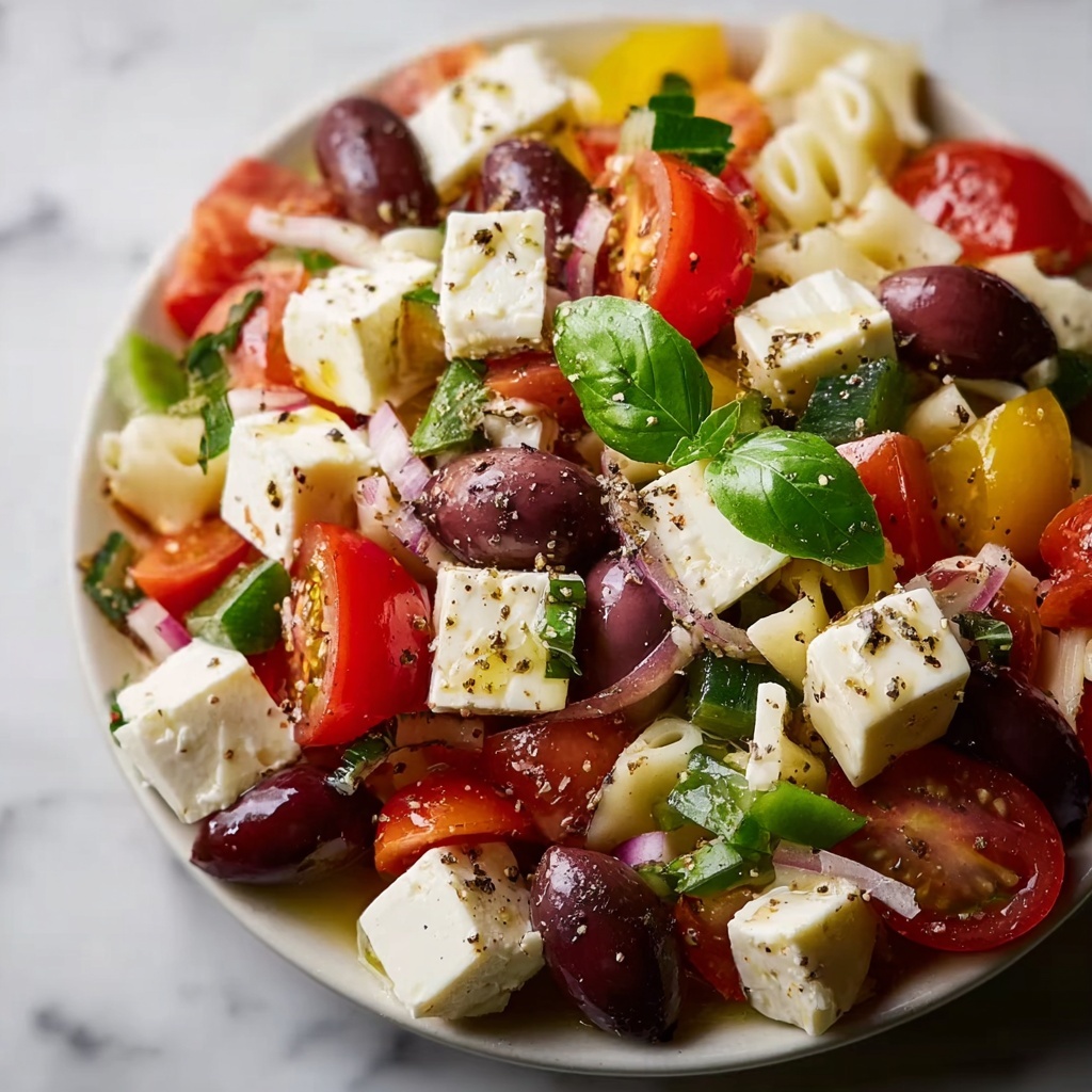 Greek Pasta Salad Recipe - Recipe Image