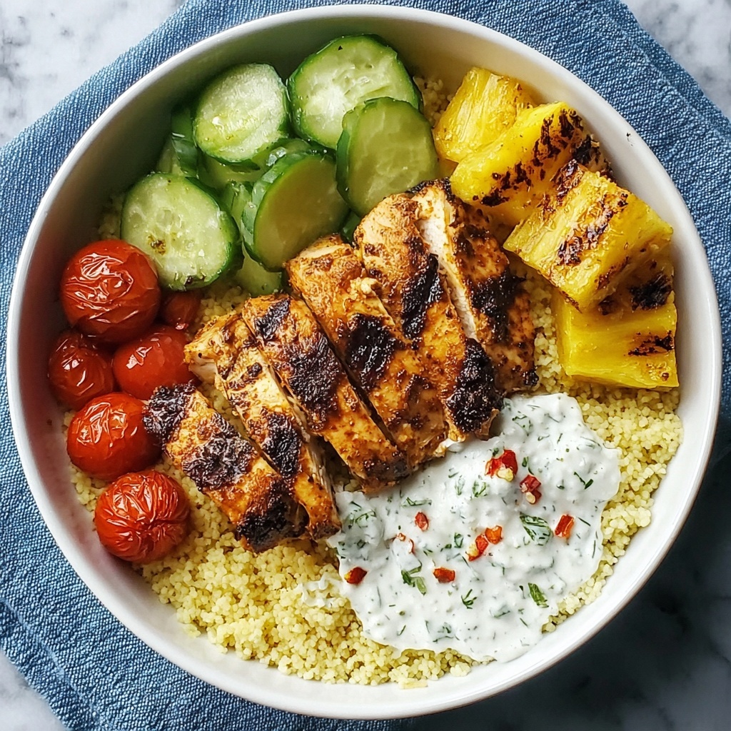 Greek Chicken Tzatziki Bowls Recipe - Recipe Image