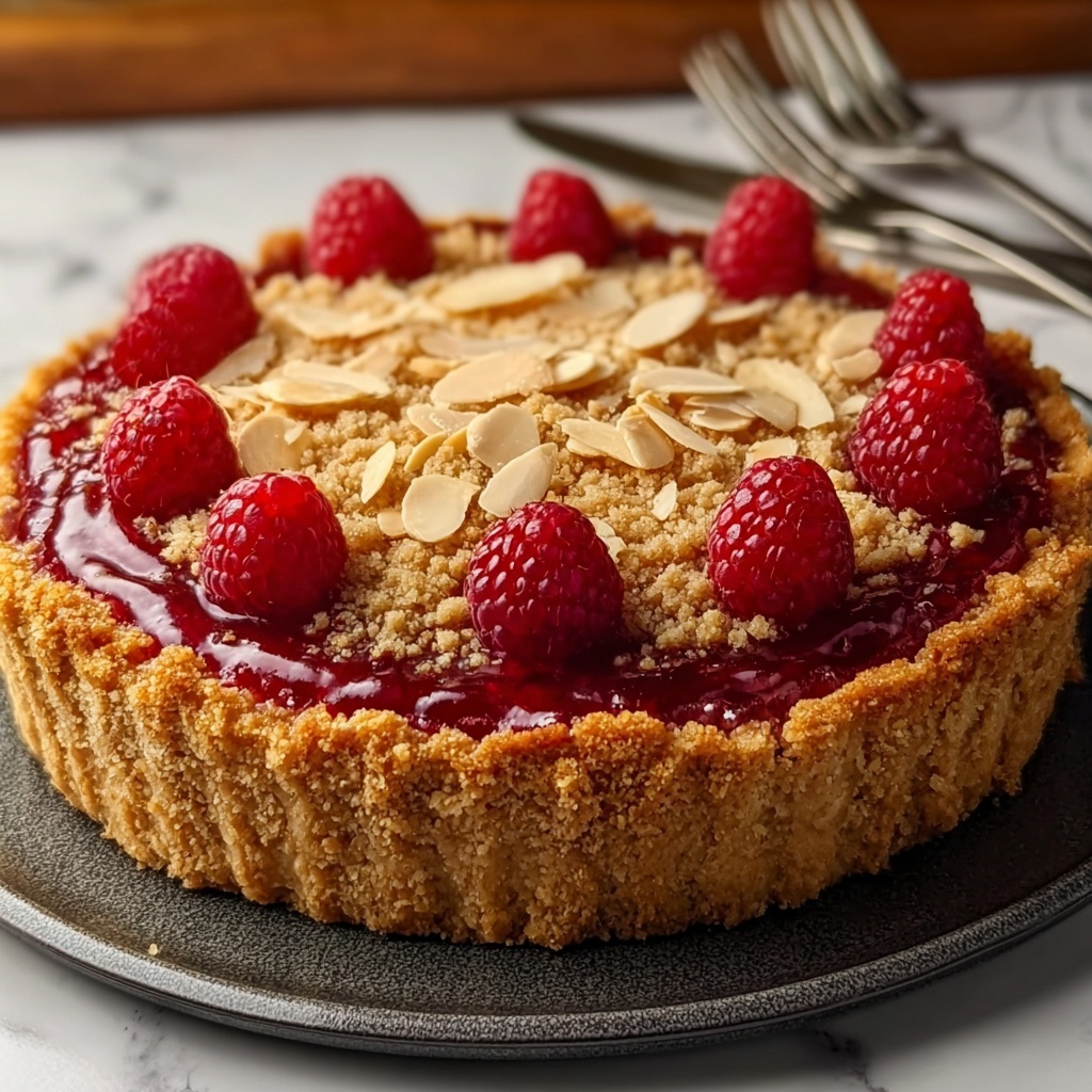 Raspberry Almond Streusel Tart Recipe - Recipe Image