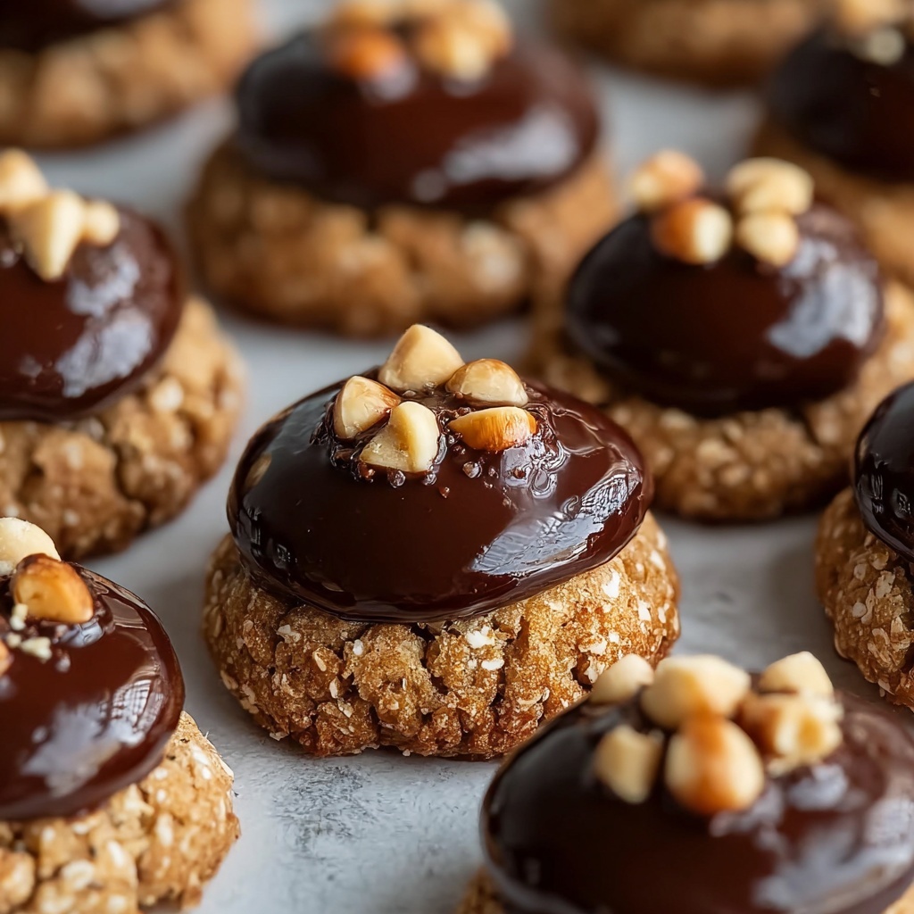 Chocolate Hazelnut Thumbprint Cookies Recipe - Recipe Image