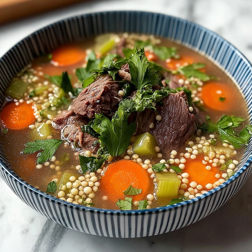 Hearty Beef and Barley Soup Recipe - Recipe Image