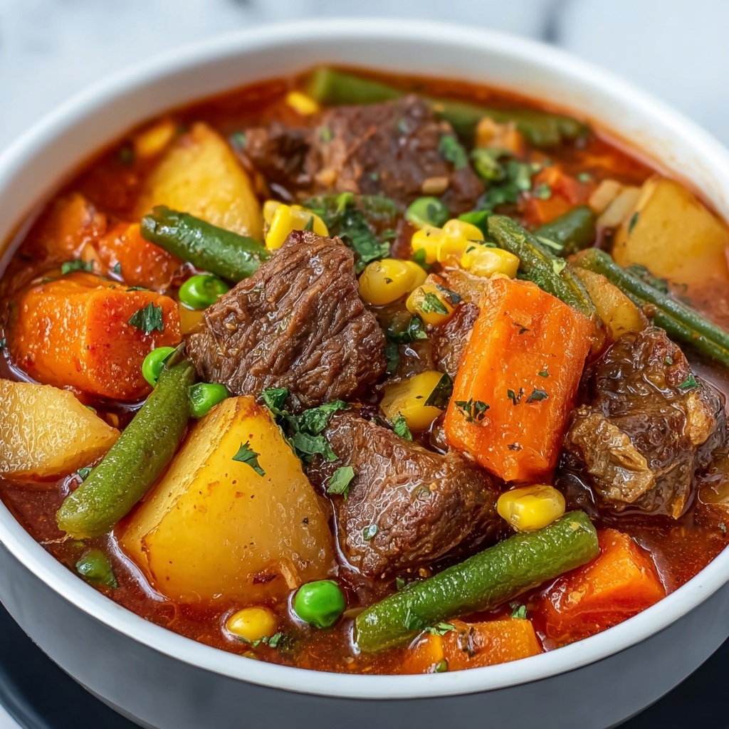 Beef Vegetable Soup Recipe - Recipe Image