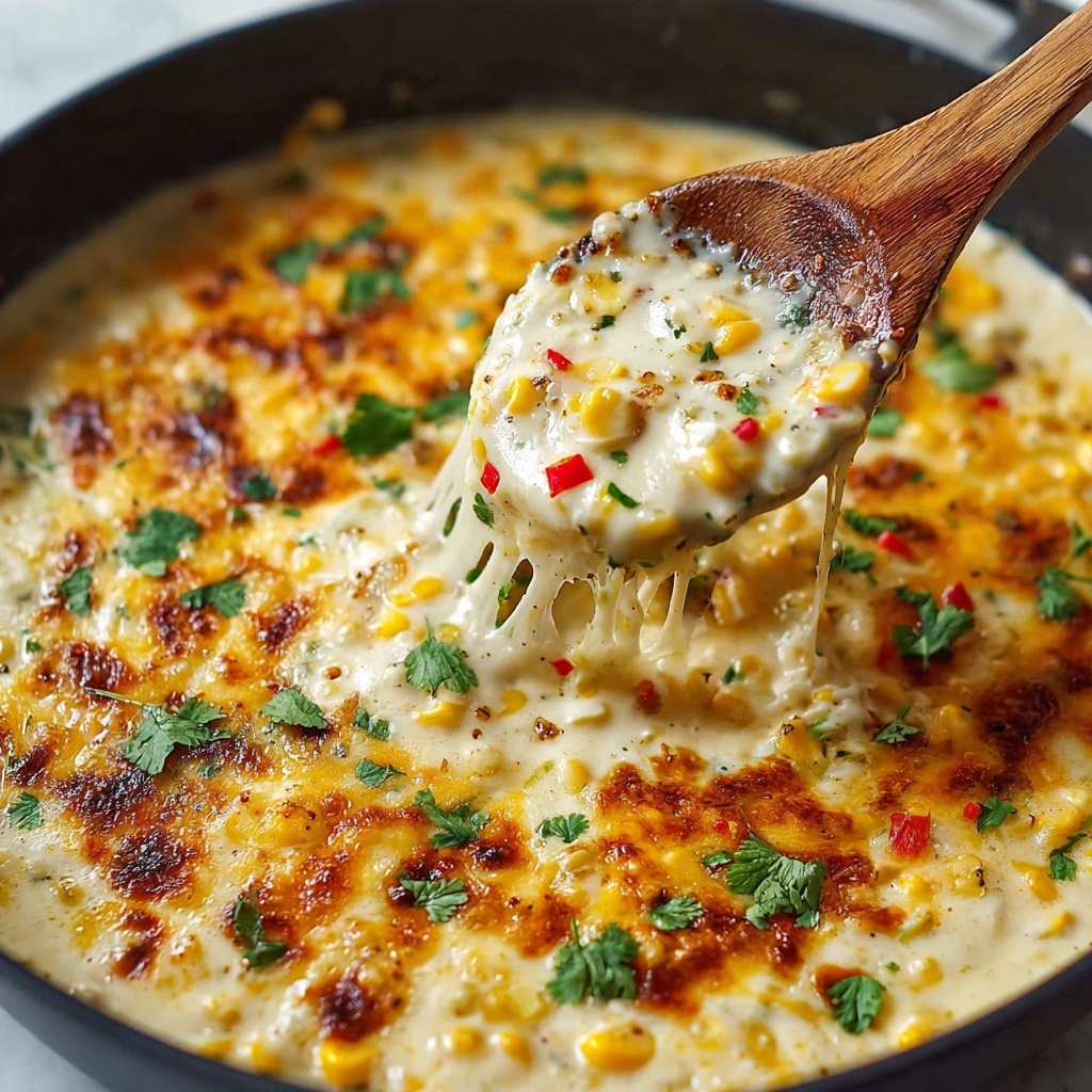 Roasted Corn Queso Fundido Recipe - Recipe Image