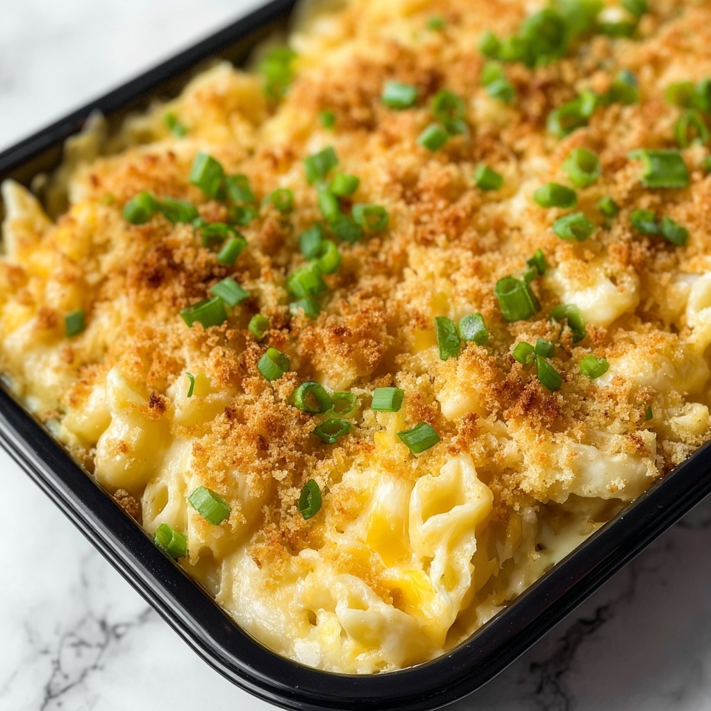 Loaded Mac & Cheese Corn Casserole Recipe - Recipe Image
