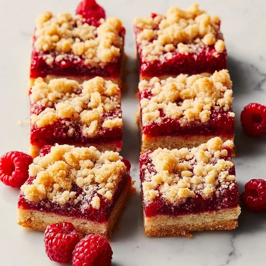 Raspberry Streusel Shortbread Bars Recipe - Recipe Image