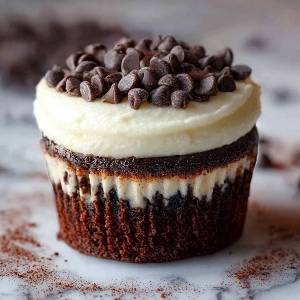 Brownie Bottom Mini Cheesecakes Recipe - Recipe Image