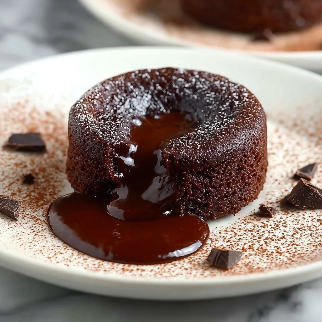 Easy Chocolate Lava Cake Recipe - Recipe Image
