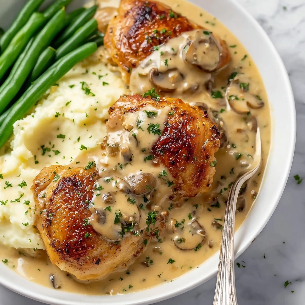 Creamy Garlic Chicken Recipe - Recipe Image