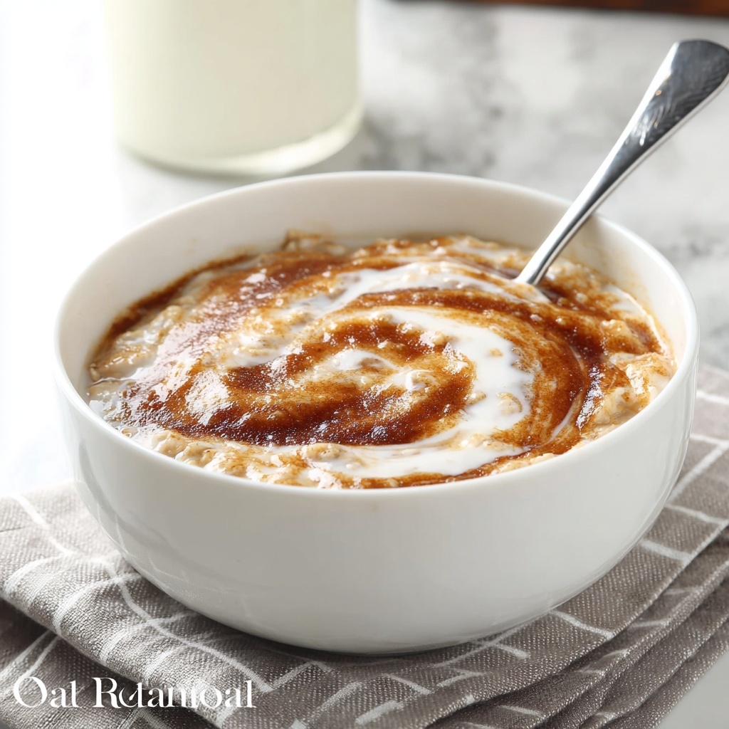 Cinnamon Roll Oatmeal Recipe - Recipe Image