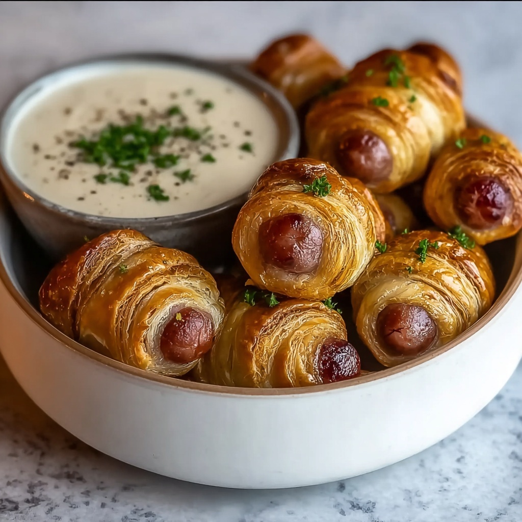 Everything Pigs In A Blanket With Dijon Dip That Wow Guests Recipe - Recipe Image