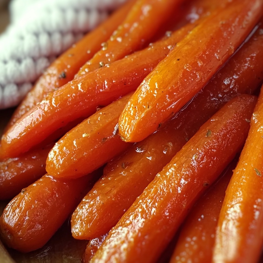 Honey Garlic Roasted Baby Carrots Recipe - Recipe Image