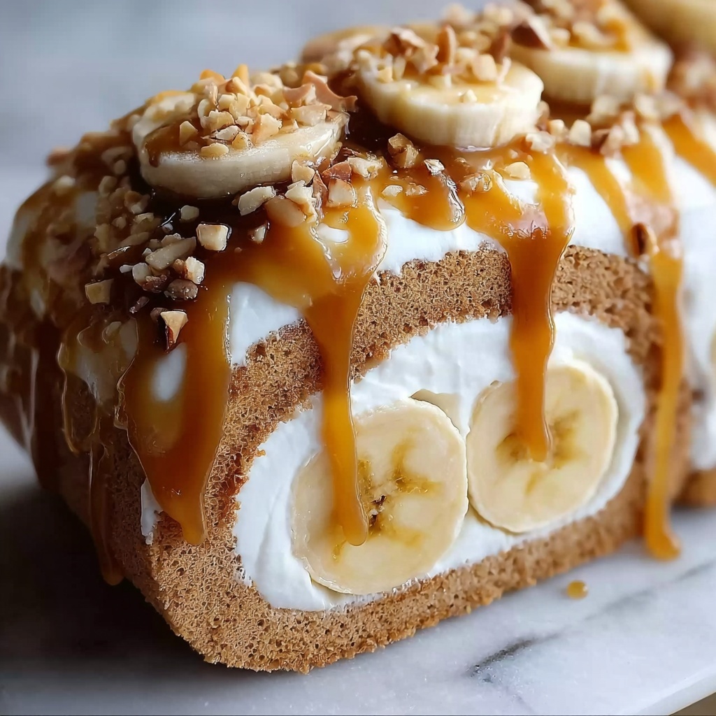 Banana Caramel Roulade Recipe - Recipe Image