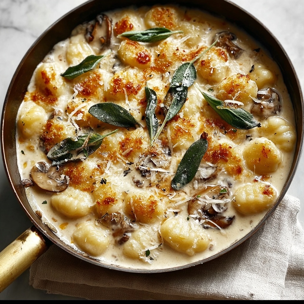 Gnocchi with Truffle Parmesan Sauce Recipe - Recipe Image