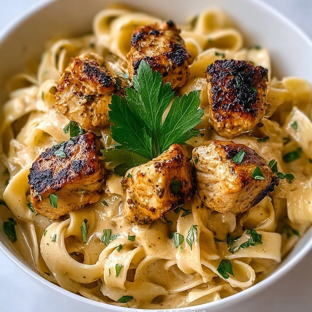Flavor-Packed Cowboy Butter Chicken Linguine Recipe - Recipe Image