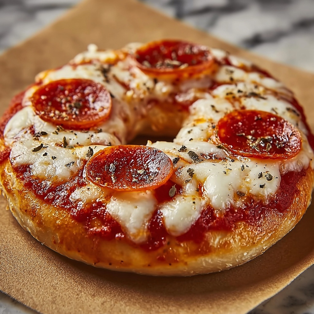 Easy Homemade Pizza Bagels Recipe - Recipe Image