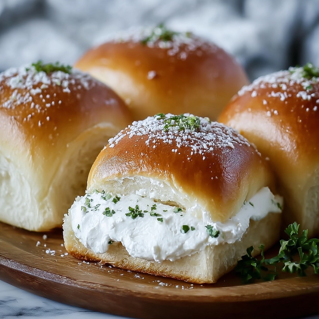 Italian Vanilla Cream Filled Rolls Recipe - Recipe Image