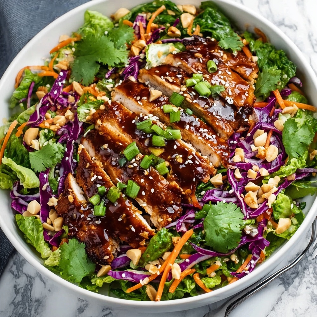 Crunchy Asian Sesame Chicken Salad Recipe - Recipe Image