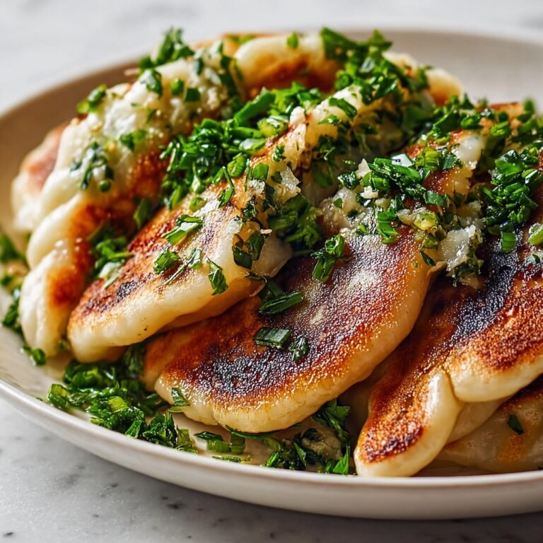 Speedy Dumpling Stuffed Flatbreads Recipe