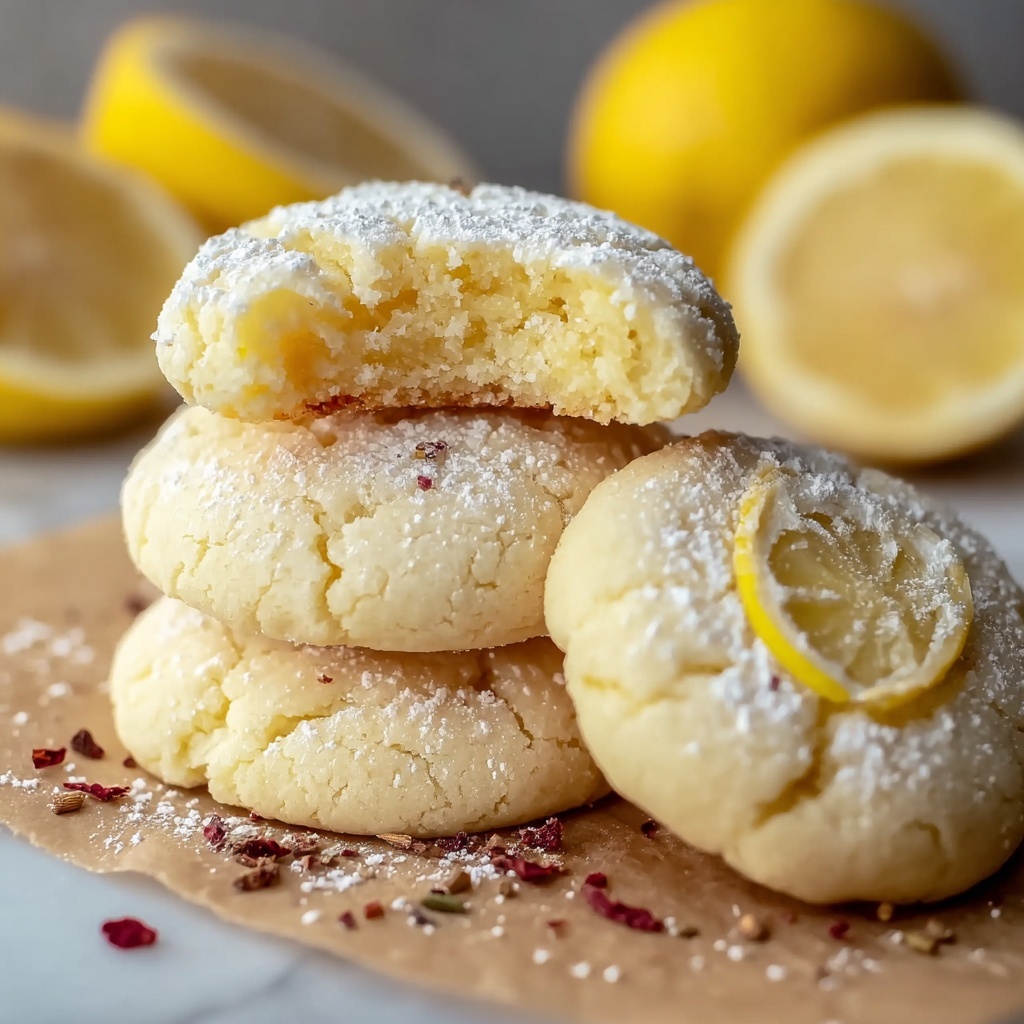 Christmas Soft Lemon Cookies Recipe - Recipe Image
