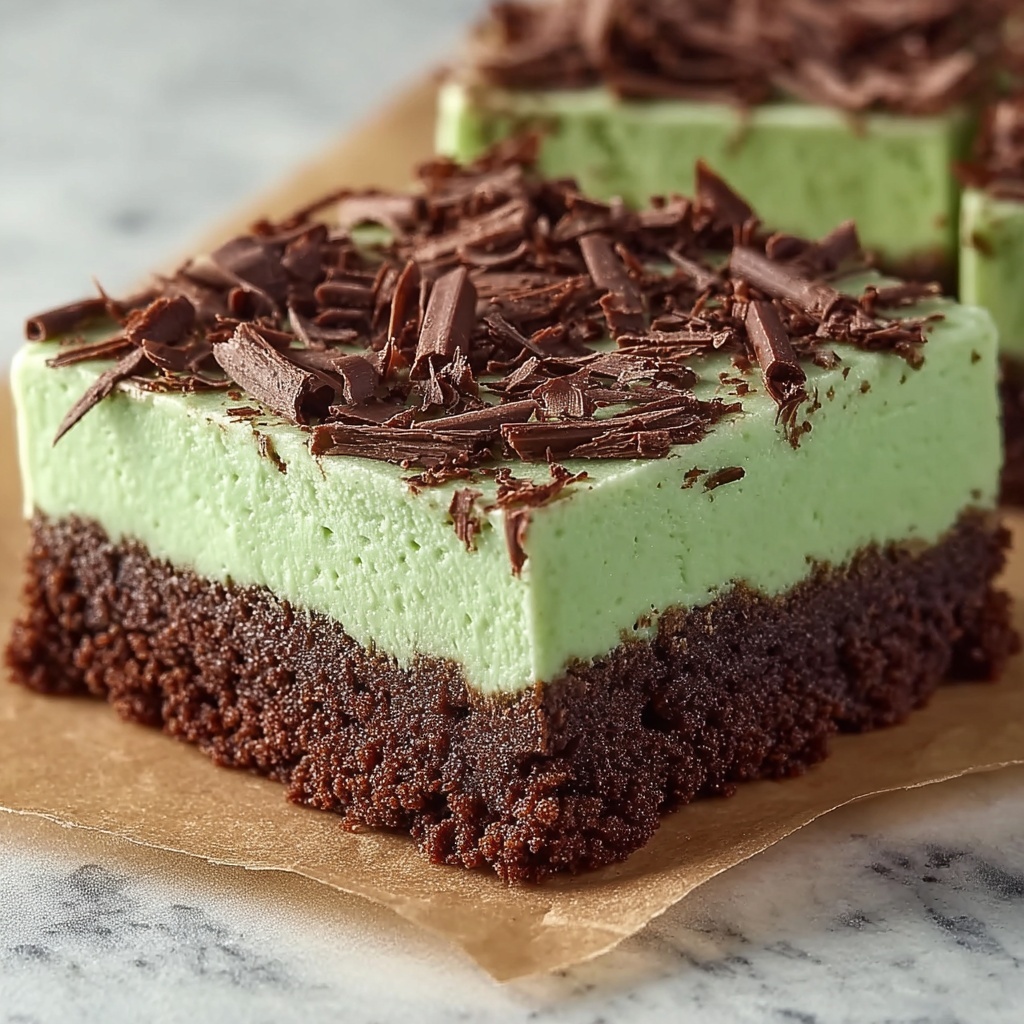 Easy Grasshopper Bars for St. Patrick’s Day Recipe - Recipe Image