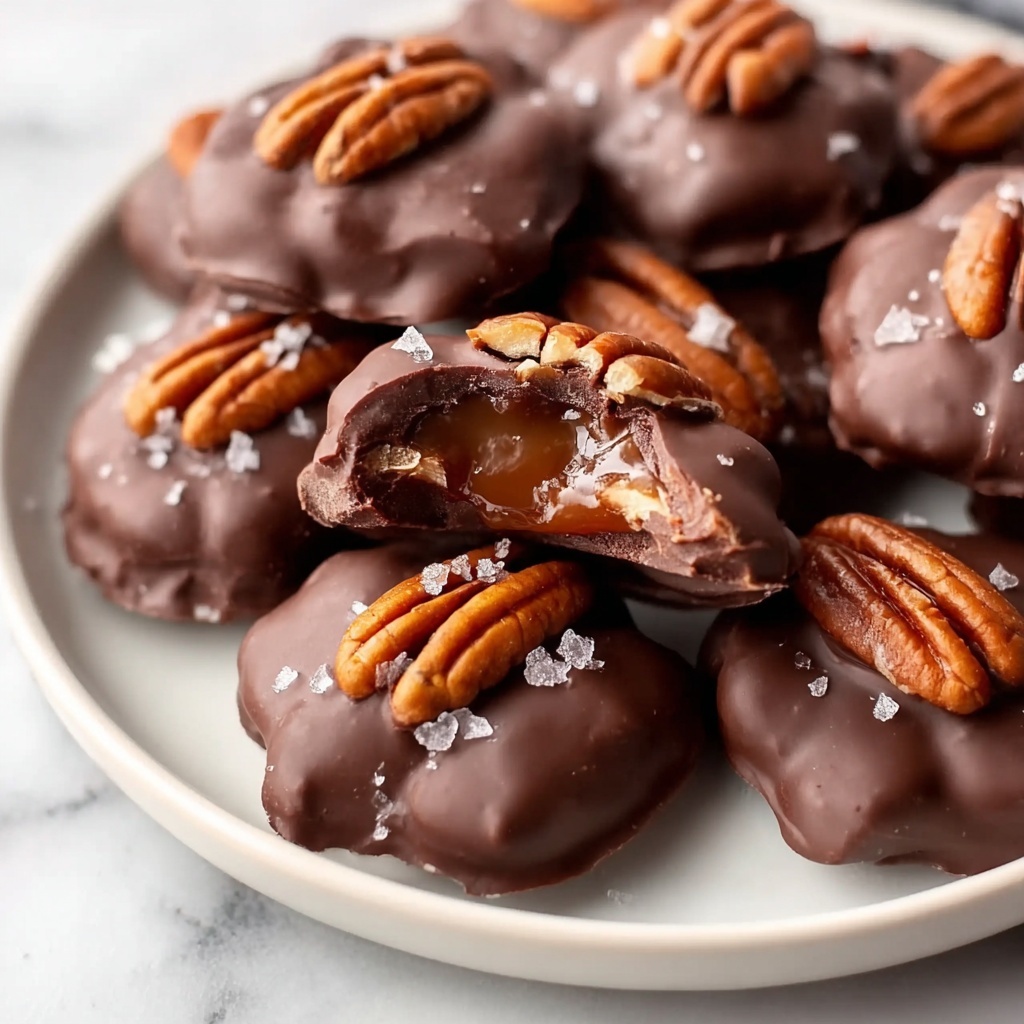 Homemade Chocolate Turtles Recipe - Recipe Image